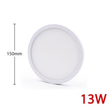 lampada LED Circular Panel Light 6W 9W 13W 18W 24W Surface Mounted led ceiling light AC 85-265V led lamp for Home Decoration