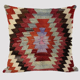 Bohemian Patterns Linen Cushions Case Multicolors Abstract Ethnic Geometry Print Decorative Pillows Case Living Room Sofa Pillow