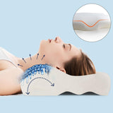 Memory Foam Bed Orthopedic Pillow For Neck Pain Sleeping Orthopedic Pillow  Pillow Latex Cervical Neck Pain Pillow For Side Back