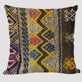 Bohemian Patterns Linen Cushions Case Multicolors Abstract Ethnic Geometry Print Decorative Pillows Case Living Room Sofa Pillow