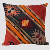 Bohemian Patterns Linen Cushions Case Multicolors Abstract Ethnic Geometry Print Decorative Pillows Case Living Room Sofa Pillow