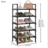 Simple Shoe Rack DIY Easy Assemble Dustproof Boots Organizer Stand Holder Space-Saving Shoes Storage Shelf Entryway Shoe Cabinet